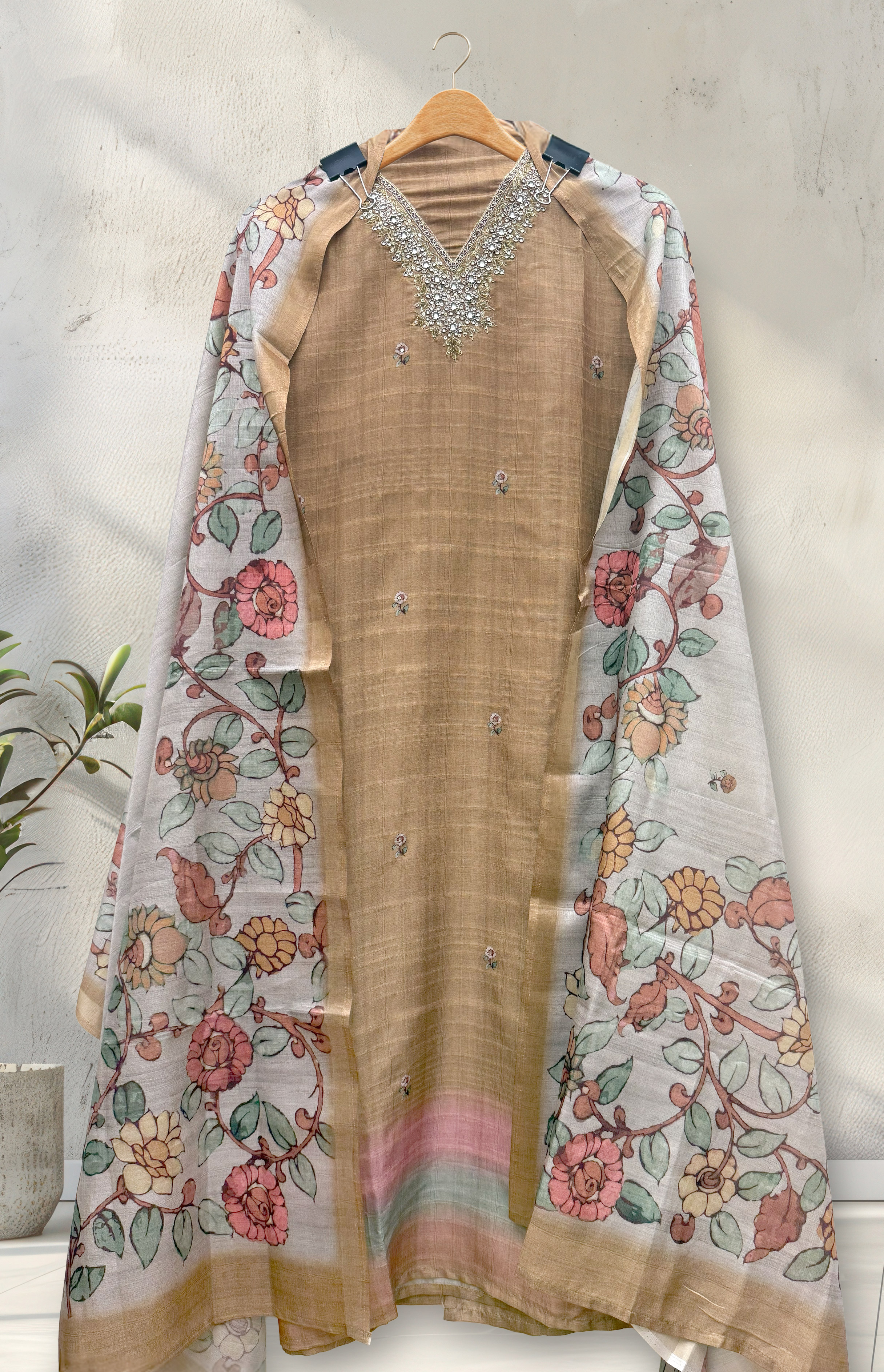 unstitched suit front